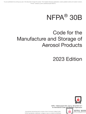 NFPA 30B PDF